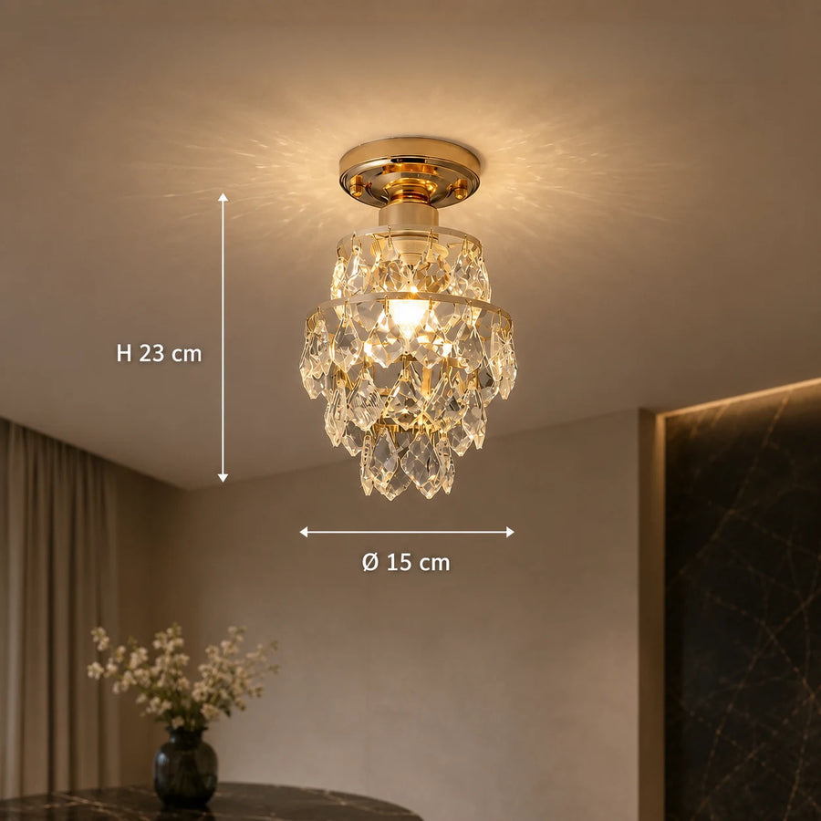 Lustra Ezzelin Cristal, 1xE27, Metal, Auriu - 01_CC191.png