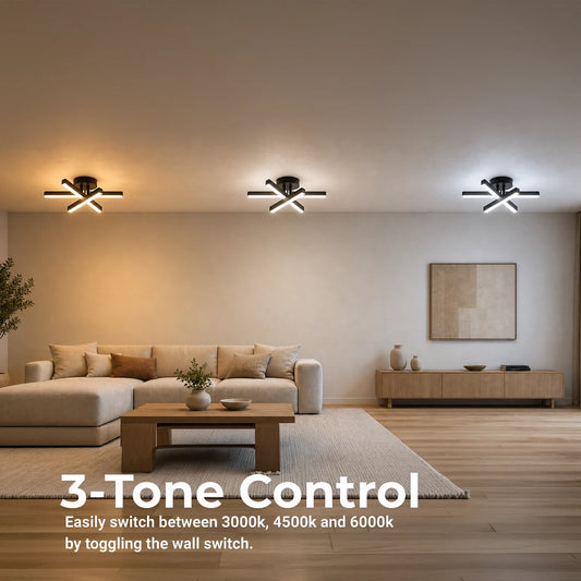 Lampadario LED Diego, 26W, Nero, Metallo, Luce Fredda/Calda/Neutra - 01_LL135BK.png
