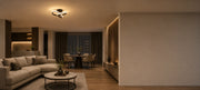 Lampadario LED VERTEX Infinitum 13W, Luce Fredda/Calda/Neutra, Nero - 01_LL563BK.png