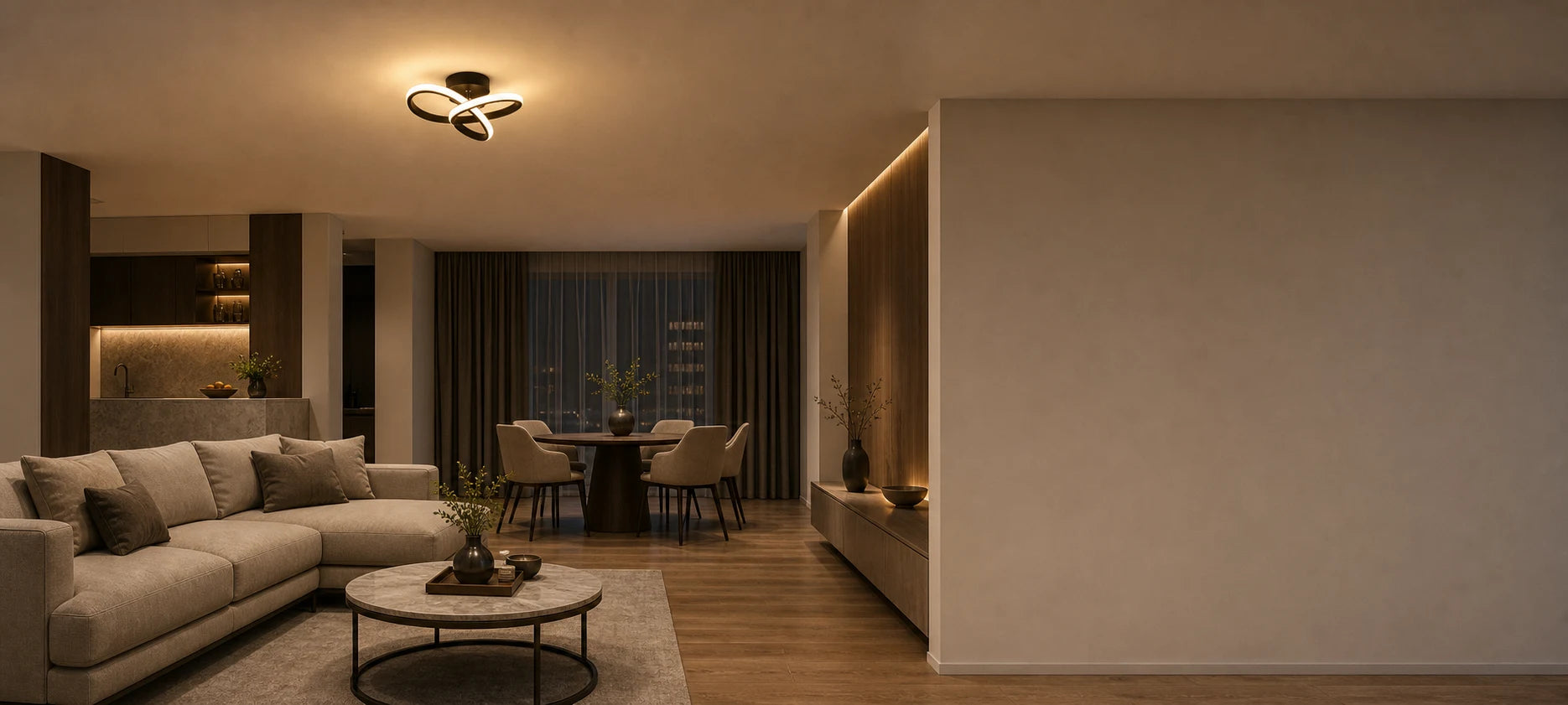 Lampadario LED VERTEX Infinitum 13W, Luce Fredda/Calda/Neutra, Nero - 01_LL563BK.png