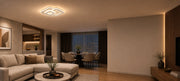 KOMPACTO Lampadario LED 56W, 3 quadrati, Luce fredda/calda/neutra, Bianco - 01_LL646-300P.png