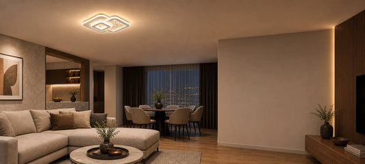 KOMPACTO Lampadario LED 56W, 3 quadrati, Luce fredda/calda/neutra, Bianco - 01_LL646-300P.png