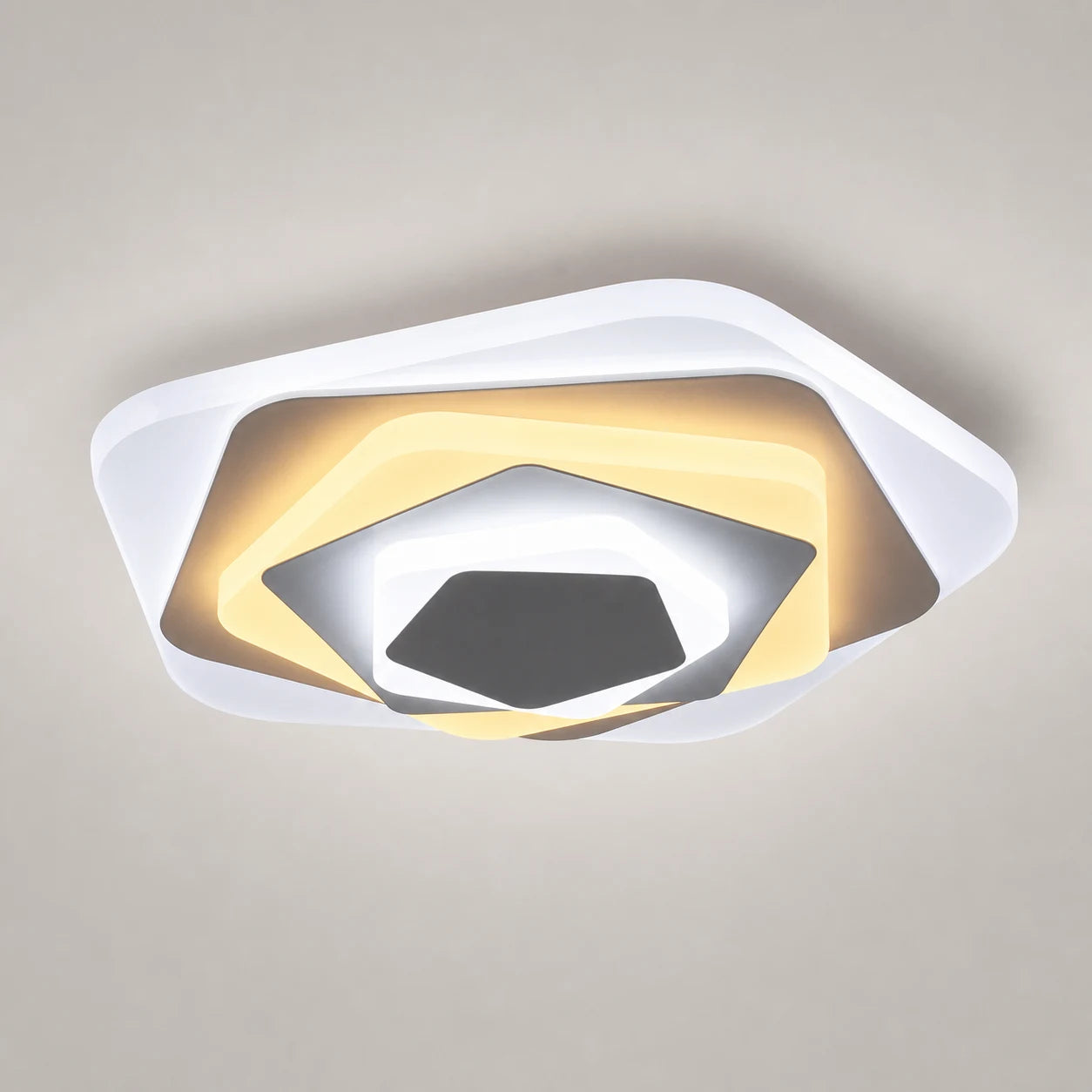 Lampadario LED SIENA 40W, Diametro 23cm, Luce Fredda/Calda/Neutra, Bianco - 01_LL660WH.png