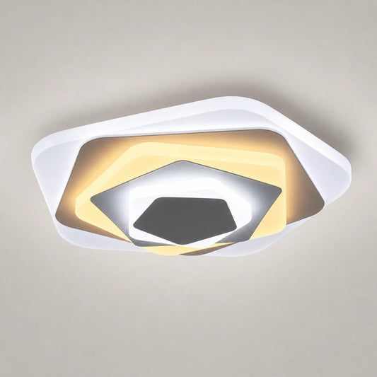 Lampadario LED SIENA 40W, Diametro 23cm, Luce Fredda/Calda/Neutra, Bianco - 01_LL660WH.png