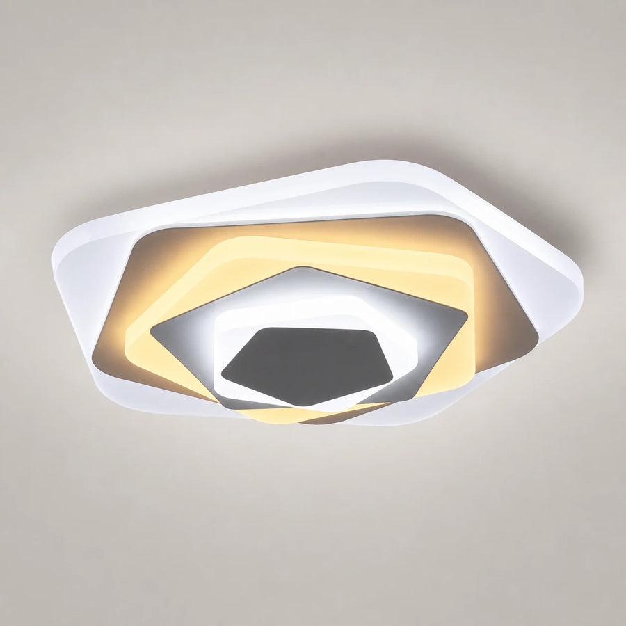 Lampadario LED SIENA 40W, Diametro 23cm, Luce Fredda/Calda/Neutra, Bianco - 01_LL660WH.png