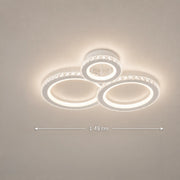 Lampadario LED con telecomando e cristallo NOVA ROTONDA RGB 75W, 3 Cerchi, Luce Fredda/Calda/Neutra, Dimmerabile, Bianco - 01_LT073-3WH.png