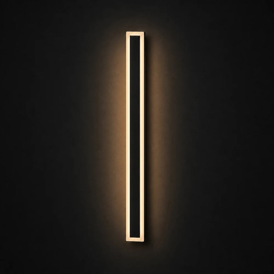 Lampada da parete a LED per esterni Mack, lunghezza 90 cm, 10 W, IP65, metallo, lineare, nero - 02_AX200-900BK.png