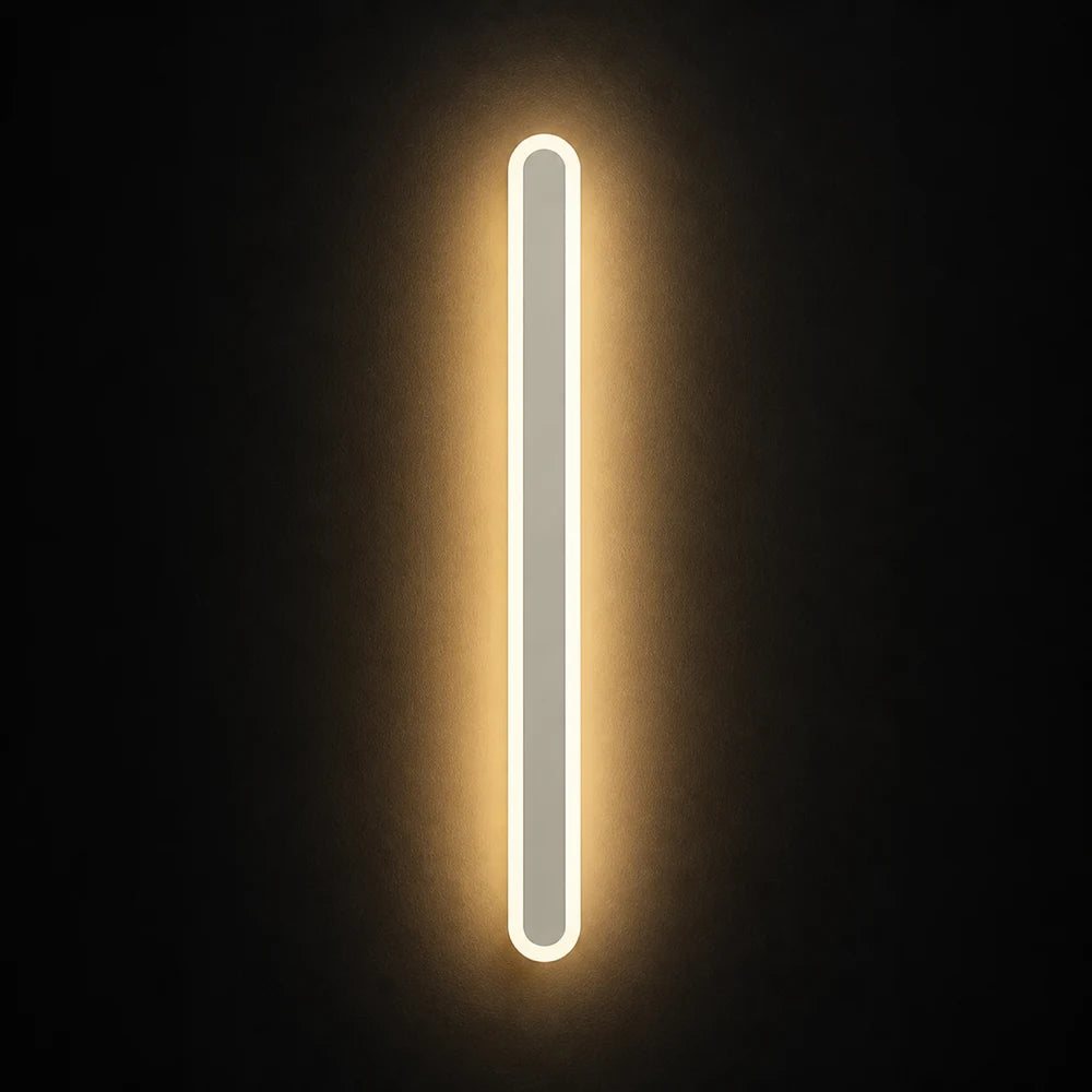 Lampada da parete a LED per esterno SUHA, lunghezza 60 cm, 8 W, IP65, metallo, lineare, bianco - 02_AX201-600WH.png