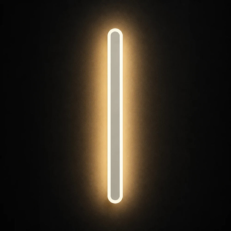 Lampada da parete a LED per esterno SUHA, lunghezza 60 cm, 8 W, IP65, metallo, lineare, bianco - 02_AX201-600WH.png