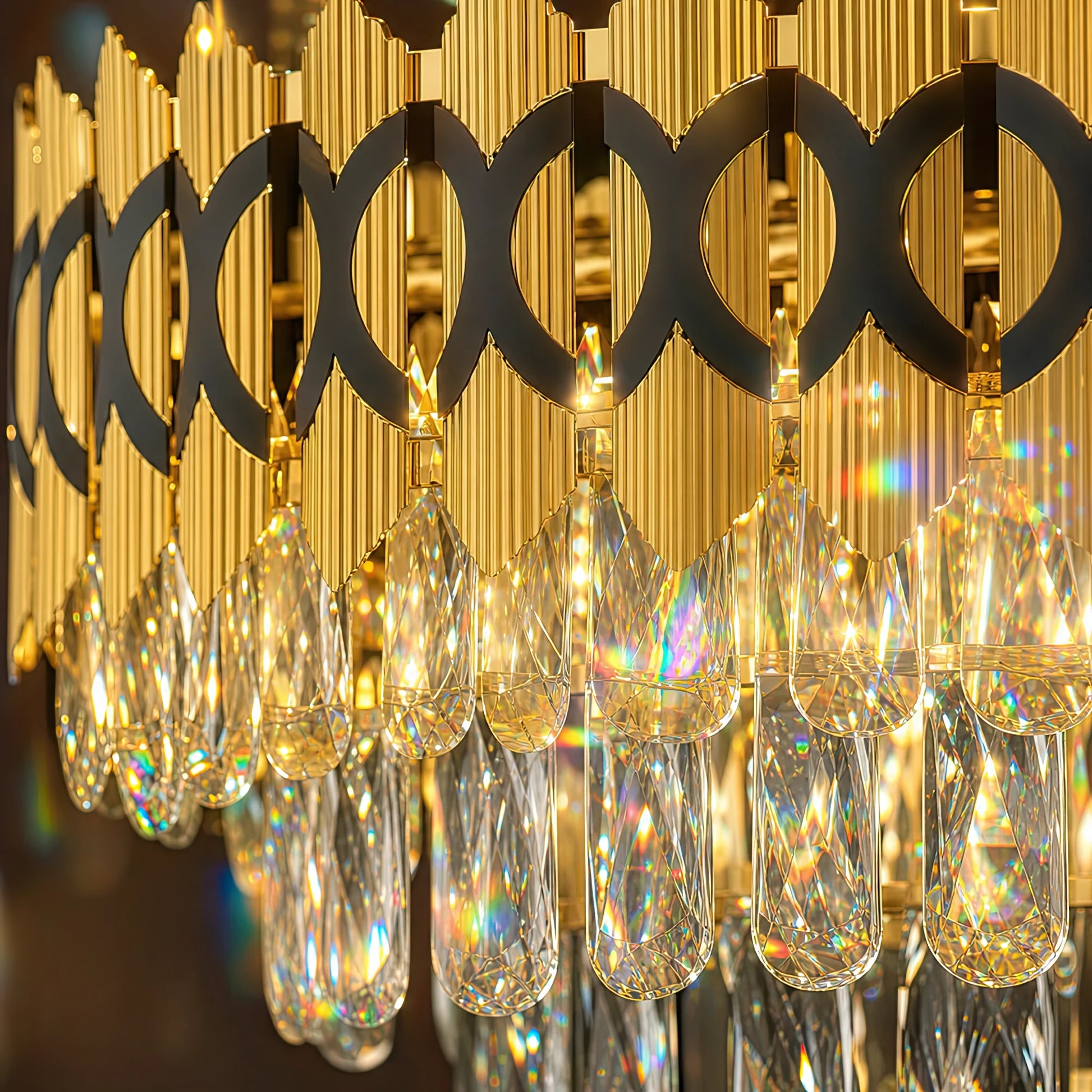 PIERREFONDS Elegance Lampadario di cristallo 8x E14, diametro 48,5 cm, oro lucido, altezza regolabile - 02_CC8942-500.png