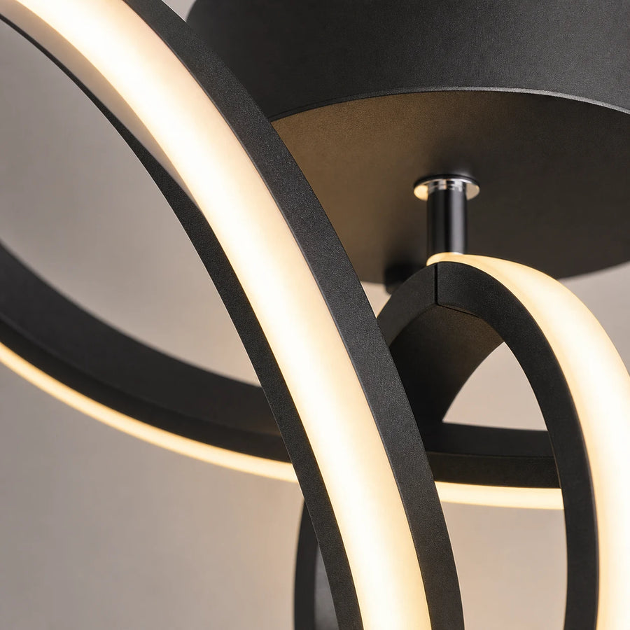 Lampadario LED VERTEX Pulse, 13W, Ondulato, Luce fredda/calda/neutra, Nero - 02_LL562BK.png