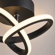 Lampadario LED VERTEX Infinitum 13W, Luce Fredda/Calda/Neutra, Nero - 02_LL563BK.png
