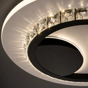 Lampadario LED in cristallo ARIELLA 39W, Rotondo, Luce Fredda/Calda/Neutra, Nero - 02_LL602BK.png