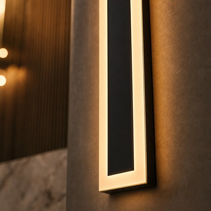 Lampada da parete a LED per esterni Mack, lunghezza 90 cm, 10 W, IP65, metallo, lineare, nero - 03_AX200-900BK.png