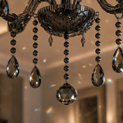 Lampadario di cristallo AUGUST Elegance, 3xE14, diametro 48 cm, argento, altezza regolabile - 03_CC125-3BK.png