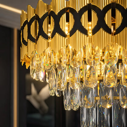 PIERREFONDS Elegance Lampadario di cristallo 8x E14, diametro 48,5 cm, oro lucido, altezza regolabile - 03_CC8942-500.png