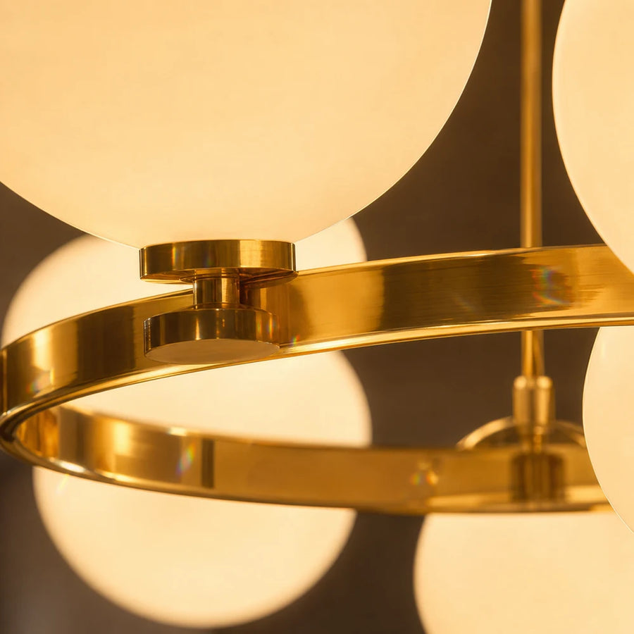Lampadario da camera LOFT, 15x G9, oro bianco, metallo, altezza regolabile, moderno - 03_LC802-15GD.png