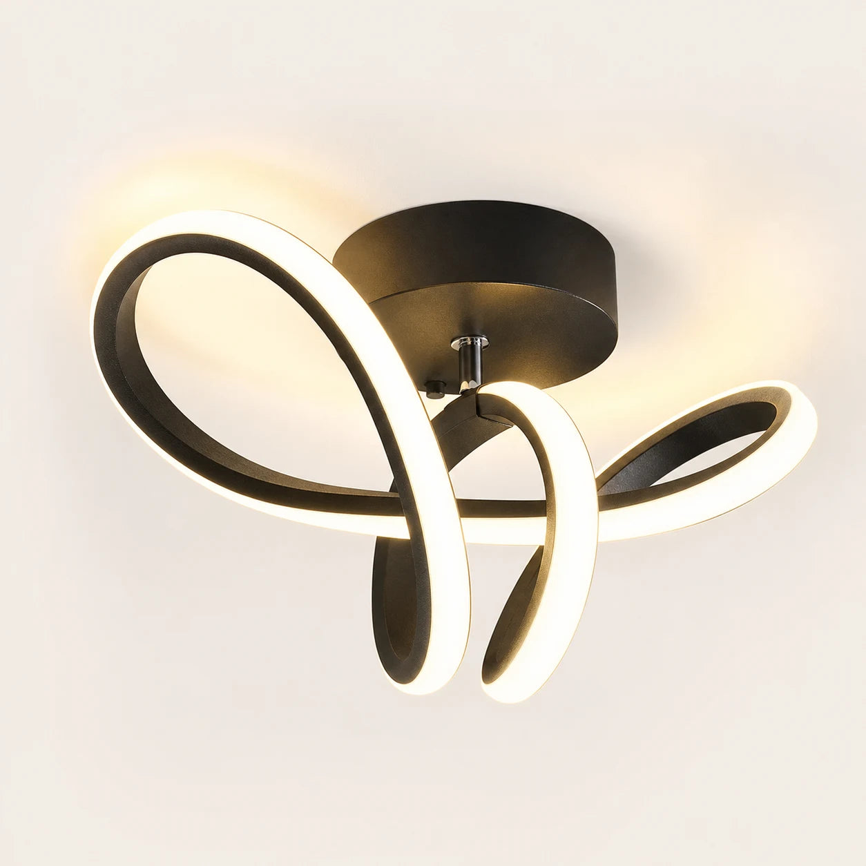 Lampadario LED VERTEX Pulse, 13W, Ondulato, Luce fredda/calda/neutra, Nero - 03_LL562BK.png
