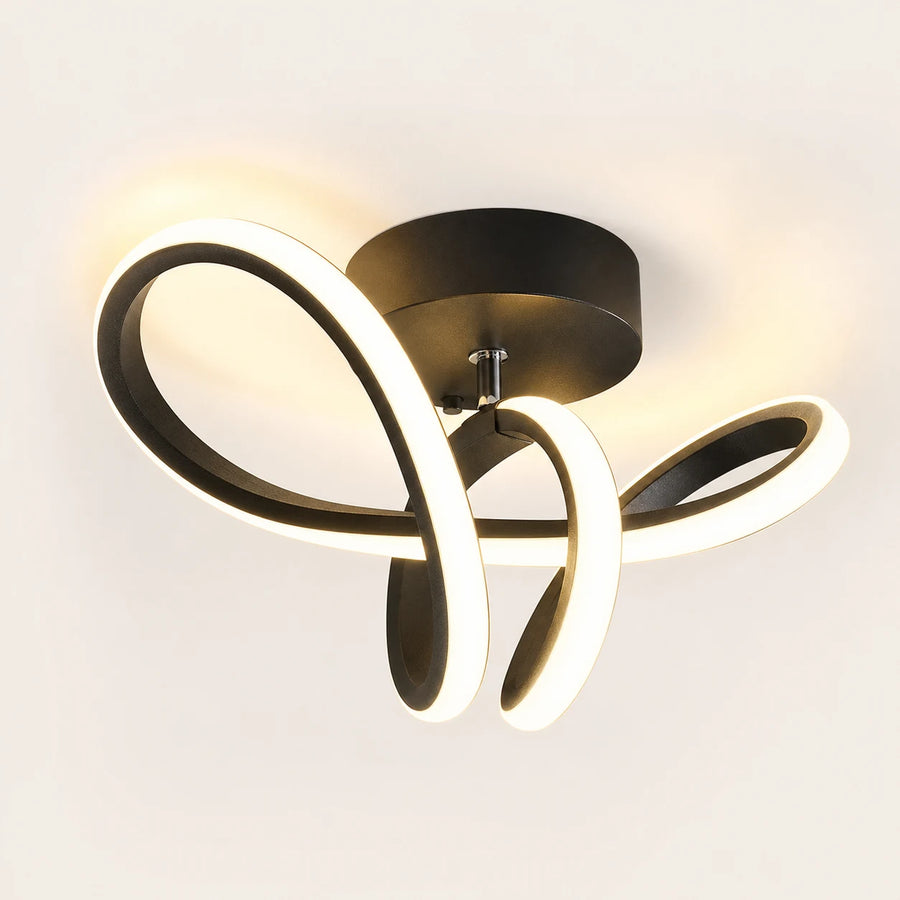 Lampadario LED VERTEX Pulse, 13W, Ondulato, Luce fredda/calda/neutra, Nero - 03_LL562BK.png