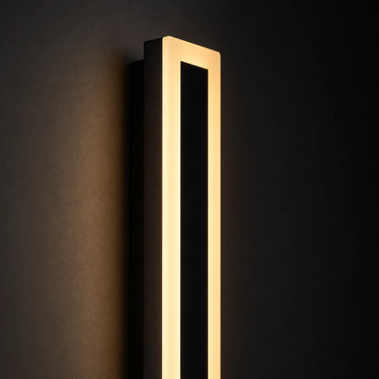 Lampada da parete a LED per esterni Mack, lunghezza 90 cm, 10 W, IP65, metallo, lineare, nero - 04_AX200-900BK.png