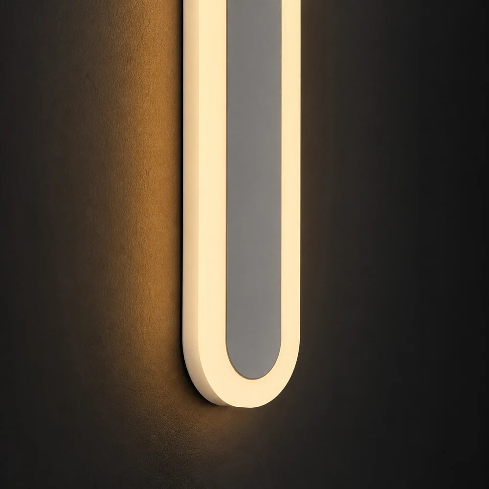 Lampada da parete a LED per esterno SUHA, lunghezza 60 cm, 8 W, IP65, metallo, lineare, bianco - 04_AX201-600WH.png