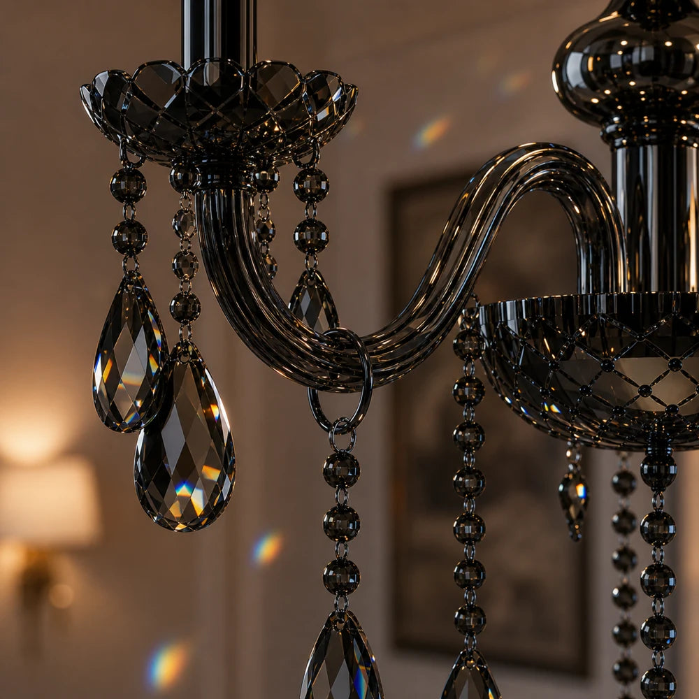 Lampadario di cristallo AUGUST Eleganza, 3xE14, diametro 48 cm, argento, altezza regolabile - 04_CC125-3BK.png