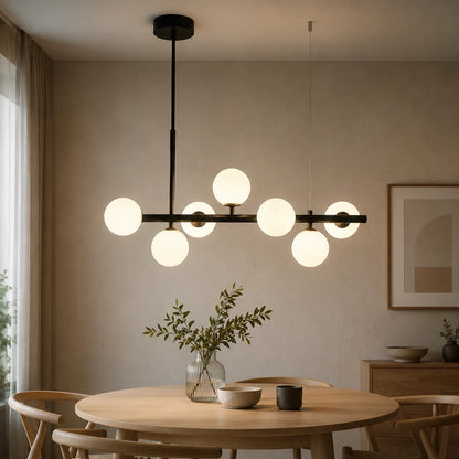 Lampadario moderno LOFT Pavilion, 7x G9, nero, metallo, altezza regolabile - 04_LC800-7BK.png