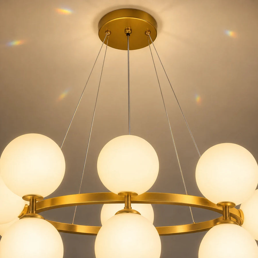 Lampadario da camera LOFT, 15x G9, oro bianco, metallo, altezza regolabile, moderno - 04_LC802-15GD.png