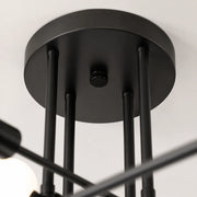 Lustra Clasica Modernist Octa, 8x E27, Negru, Design Modern, Metal, Fara Abajur - 03_LC360-8BK.png