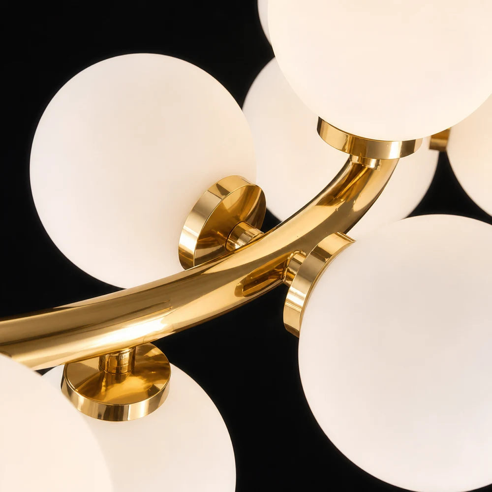 Lampadario da camera LOFT, 25x G9, Oro bianco, Metallo, Altezza regolabile, Moderno - 03_LC802-25GD.png