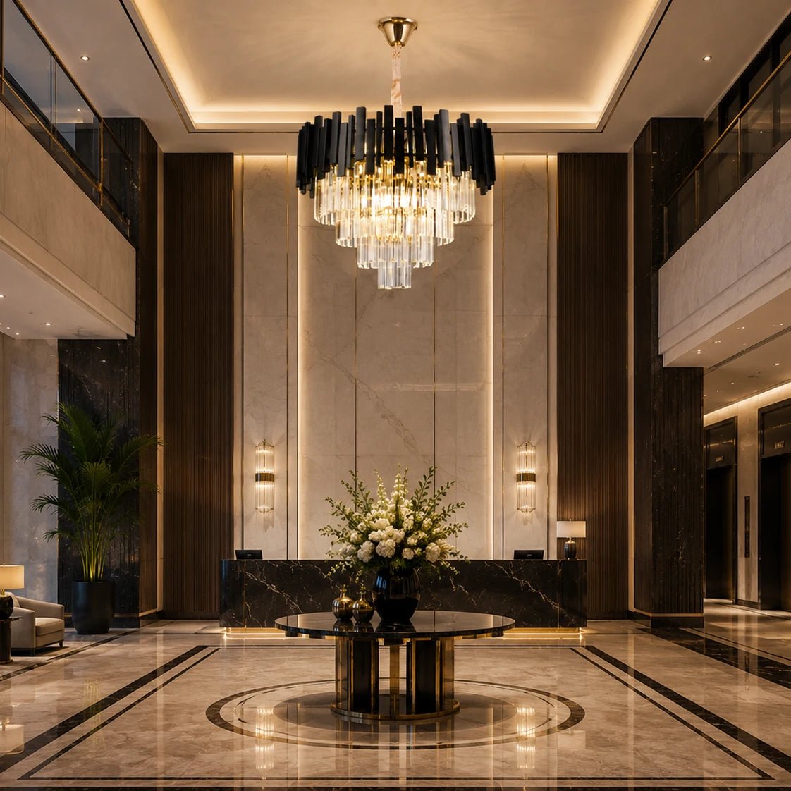 BLOIS Lampadario di cristallo Elegance 8xE14, diametro 50 cm, nero, altezza regolabile - 05_CC110:500BK.png