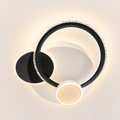 Lampadario LED in cristallo PRISMIQ 45W, 3 Cerchi, Luce Fredda/Calda/Neutra, Nero - 03_LL654-300BK.png