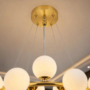 Lampadario da camera LOFT, 25x G9, Oro bianco, Metallo, Altezza regolabile, Moderno - 04_LC802-25GD.png