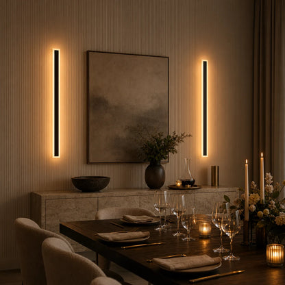 Lampada da parete a LED per esterni Mack, lunghezza 90 cm, 10 W, IP65, metallo, lineare, nero - 06_AX200-900BK.png