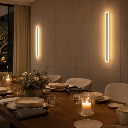 Lampada da parete a LED per esterno SUHA, lunghezza 60 cm, 8 W, IP65, metallo, lineare, bianco - 06_AX201-600WH.png