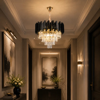 BLOIS Lampadario in cristallo Eleganza 8xE14, diametro 50 cm, nero, altezza regolabile - 06_CC110:500BK.png