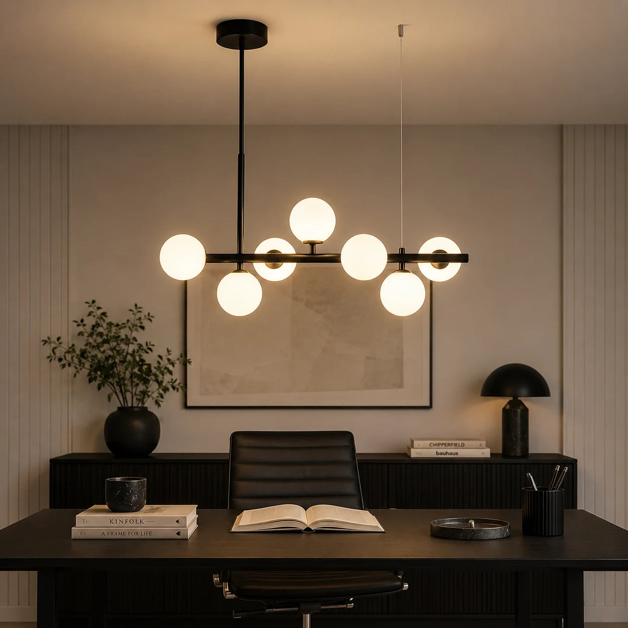 Lampadario moderno LOFT Pavilion, 7x G9, nero, metallo, altezza regolabile - 06_LC800-7BK.png
