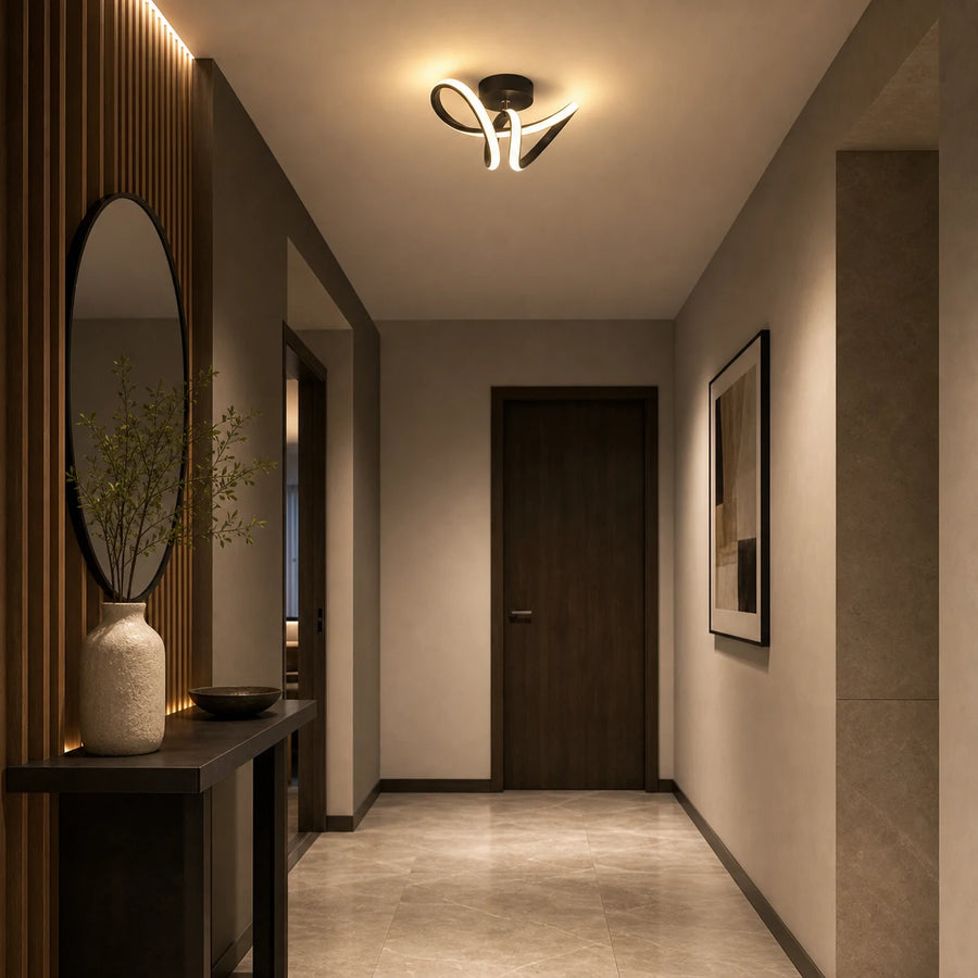 Lampadario LED VERTEX Pulse, 13W, Ondulato, Luce fredda/calda/neutra, Nero - 06_LL562BK.png