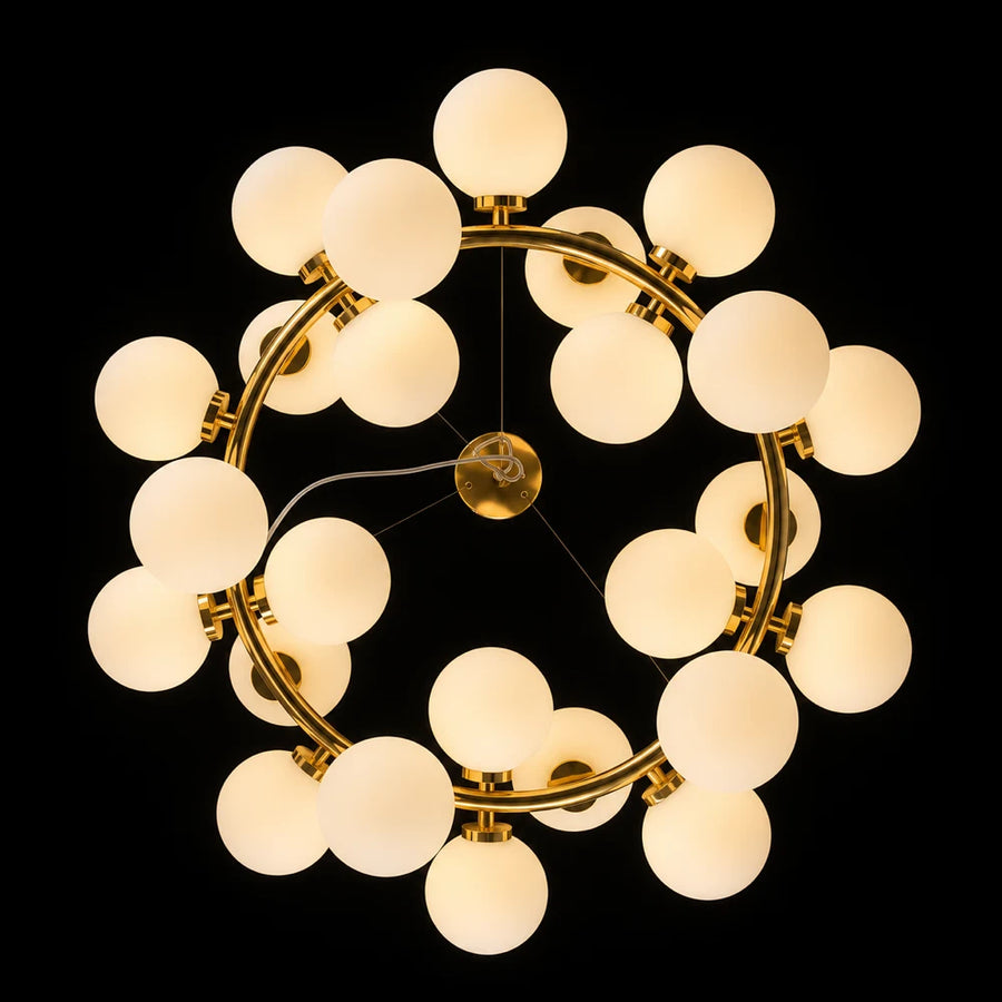 Lampadario da camera LOFT, 25x G9, Oro bianco, Metallo, Altezza regolabile, Moderno - 05_LC802-25GD.png