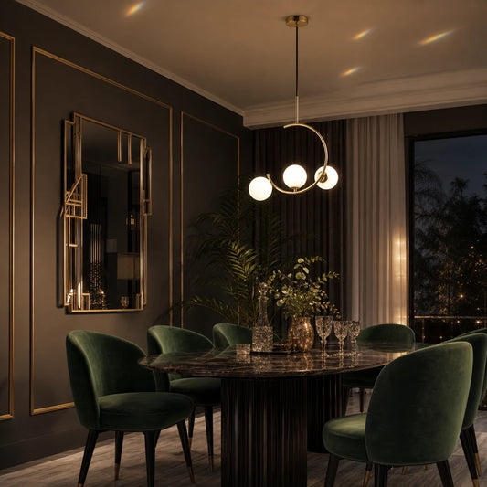Lampadario ad atrio LOFT, 3x G9, oro bianco, metallo, altezza regolabile - 07_LC802-3GD.png