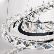 Lampadario LED a sospensione con telecomando e cristallo PRISM LUMINIS 79W, 3 Cerchi, Luce Fredda/Calda/Neutra, Dimmerabile, Cromo, Altezza Regolabile - 07_LT029.png
