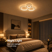 Lampadario LED con telecomando e cristallo NOVA ROTONDA RGB 75W, 3 Cerchi, Luce Fredda/Calda/Neutra, Dimmerabile, Bianco - 07_LT073-3WH.png