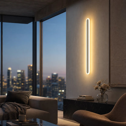 Lampada da parete a LED per esterno SUHA, lunghezza 60 cm, 8 W, IP65, metallo, lineare, bianco - 08_AX201-600WH.png