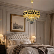 PIERREFONDS Elegance Lampadario di cristallo 8x E14, diametro 48,5 cm, oro lucido, altezza regolabile - 08_CC8942-500.png