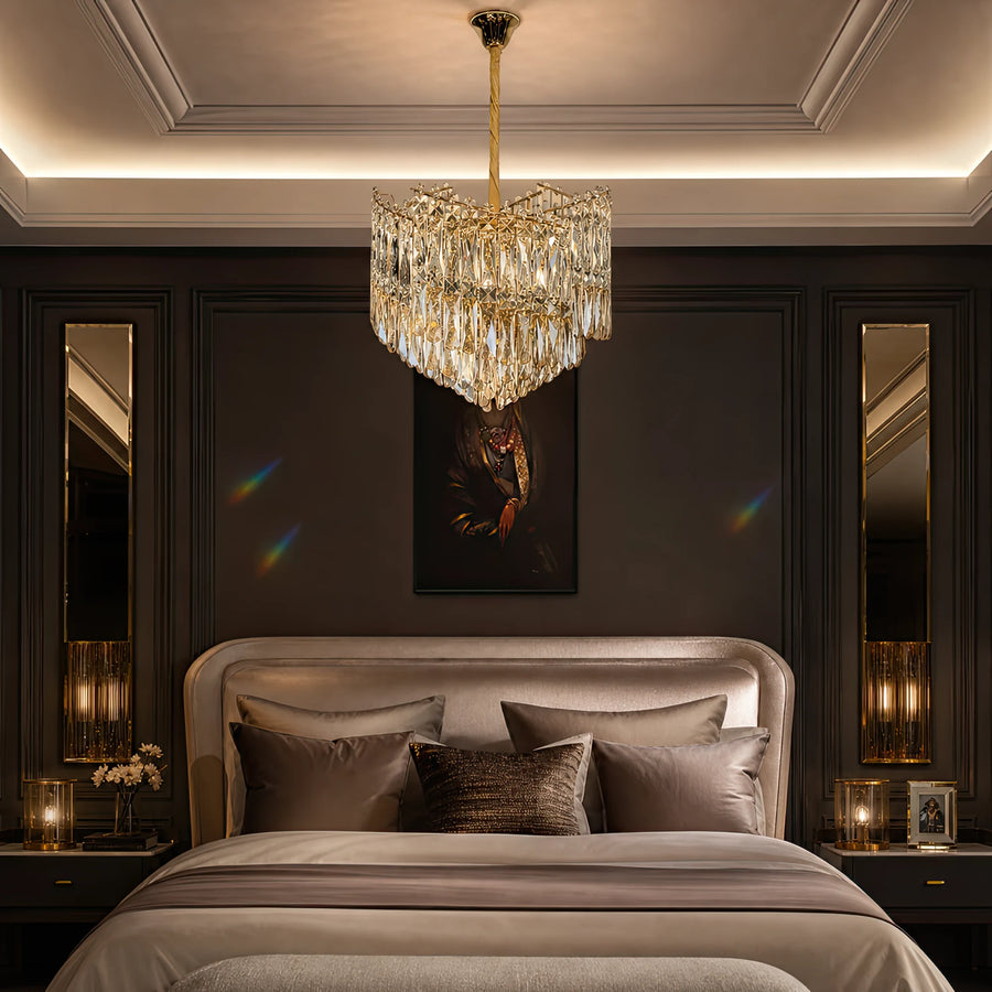 TOPKAPI Lampadario in cristallo Nobile 6xE14, diametro 40 cm, oro lucido, altezza regolabile - 09_CC810-400GD.png