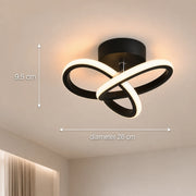 Lampadario LED VERTEX Infinitum 13W, Luce Fredda/Calda/Neutra, Nero - 09_LL563BK.png