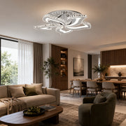 Lampadario LED con telecomando e cristallo Alejandro RGB 88W, 5 Fiori, Luce Fredda/Calda/Neutra, Dimmerabile, Cromo Lucido - 09_LT071-5.png