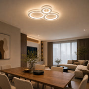 Lampadario LED con telecomando e cristallo NOVA ROTONDA RGB 75W, 3 Cerchi, Luce Fredda/Calda/Neutra, Dimmerabile, Bianco - 09_LT073-3WH.png