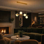 Lampadario moderno LOFT Pavilion, 4x G9, oro, metallo, altezza regolabile - 10_LC800-4GD.png