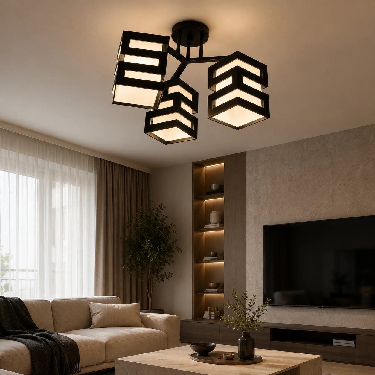 Lustra VANJA cu Abajur Patrat, 3 X Dulie E27 Alb / Negru - 10_LC890-3.png